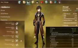 Genshin impact AR56/Diluc,Xiao,Zhongli,Eula,Mona/ArmasT5