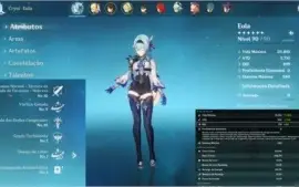 Genshin impact AR56/Diluc,Xiao,Zhongli,Eula,Mona/ArmasT5