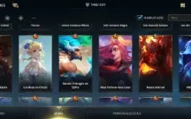 Wild Rift 140 Skins; 27 Lendárias;Dados De Criação;71 Épicas
