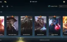 Wild Rift 140 Skins; 27 Lendárias;Dados De Criação;71 Épicas
