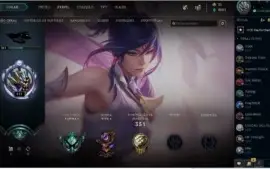 Conta LOL PLat 2 37 skins 107 champ