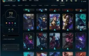 CONTA LOL • OURO I • NIVEL 162 • 70 SKINS • 111 CHAMPIONS •