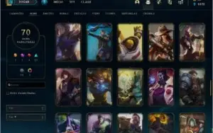 CONTA LOL • OURO I • NIVEL 162 • 70 SKINS • 111 CHAMPIONS •