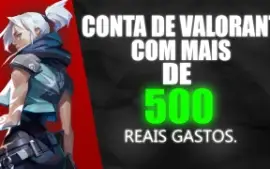 Conta FA com mais de 500 reais gastos! (VALOR NEGOCIÁVEL)