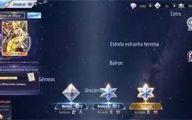 SAINT SEIYA AWAKENING - COM GEMAS AVANÇADAS E LIVROS