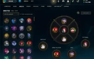 Conta Unranked com TODOS os champs e 594 Skins + 7 Miticas