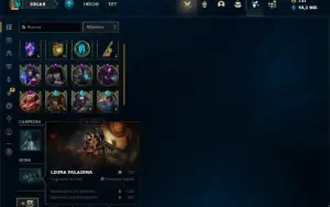 Conta Unranked com TODOS os champs e 594 Skins + 7 Miticas