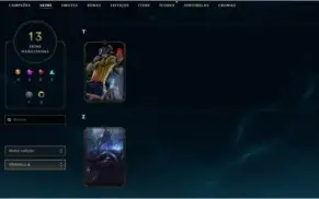 Conta Ouro 3 13 skin - 56 Champ