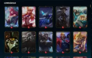 Conta Lol, 290 skins, Todas Ultimate, 7 Skins prestigio