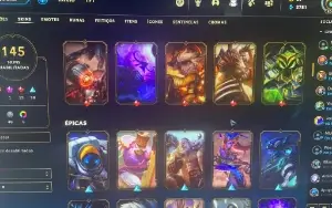Conta Gold 4, 145 skins ACESSO TOTAL