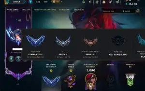 Diamante 4 com TODOS os Champs e 420 Skins +7 Prestigios
