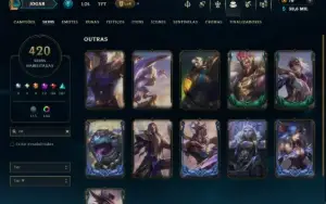 Diamante 4 com TODOS os Champs e 420 Skins +7 Prestigios