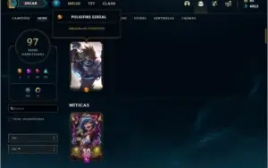 Conta gold 2 com 97 skins