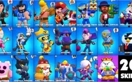 Todos os Brawlers FULL poder e acessórios