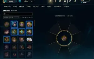 Diamante 4 com 35 Champs e 3 Skins + 2 Fragmentos