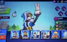 Conta Brawl stars Shelly hyper carga e leon 