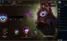 CONTA LEAGUE OF LEGENDS UNRANKED