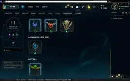 VENDO CONTA DE LOL RARA 2011 - NUNCA COMPARTILHADA