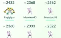 Pokémons Lendários, Ultracriaturas e comuns -Pokemon GO