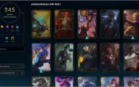 Conta LoL Diamante 2// 245 skins // Valorant GOLD 1