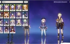 CONTA GENSHIN IMPACT AR - 46 MUITOS PERSONAGENS