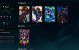 conta do lol com muita skin e passe ativado