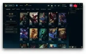 Conta league of legends, várias skins