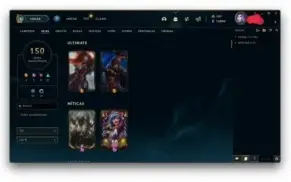 Conta league of legends, várias skins