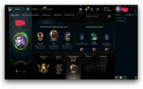Conta league of legends, várias skins