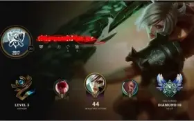 Conta League of Legends Diamond III