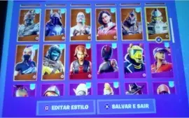 Conta Fortnite desde a season 5 com viuva negra
