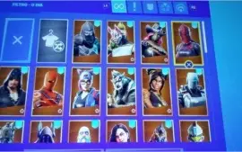 Conta Fortnite desde a season 5 com viuva negra