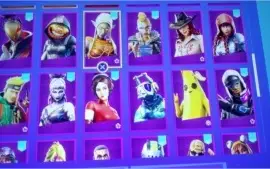 Conta Fortnite desde a season 5 com viuva negra