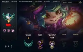 Conta LOL - Platina 2 - Nível 526 - Todos campeões