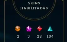 Conta season 3, todos os champs + RP + 390 skin