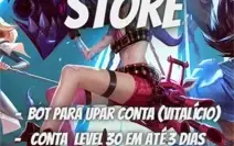 BOT UPAR CONTA DE LOL ( VITALICIO)