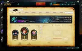 Conta level 28 League of Legends c/ 21champs e 6skins
