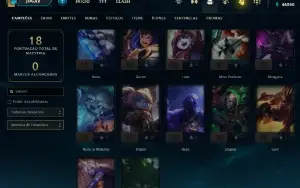 Conta PLATINA 4 | 61% Win - Lol (League Of Legends) Elomoon
