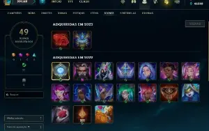 Conta PLATINA 4 | 61% Win - Lol (League Of Legends) Elomoon