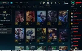 Conta League of Legends nv. 43