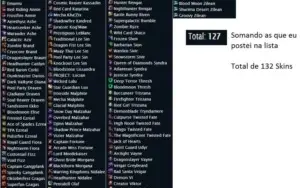 Conta League of Legends - Ouro 5 Season 6 ( 136 skins)