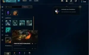 Conta unranked ( LEVEL 28 com 30 champs e 10 skins
