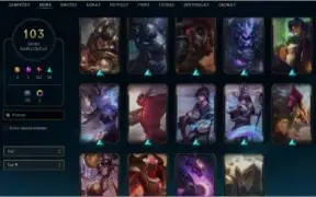Conta LV 194 Prata II, 116 champs, 103 skins(10 lend, 2 ult)
