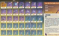 Conta Genshin AR30 + Raiden + Ayato + YaeMiko