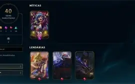 Conta LOL Pra Smurf ADC/JUNGLER