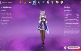Genshin AR47 Diluc + ZhongLi + Mona + Keqing [NA] male