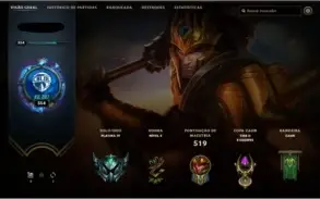 Conta league of legends lvl 354 137 champs 59 skins