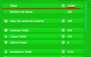 +12k de robux em só em racessórios