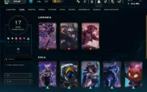 Ferro 1 com 90 Champs e 17 Skins ( Mais de 80 Jogos )