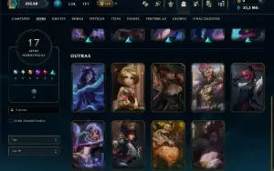 Ferro 1 com 90 Champs e 17 Skins ( Mais de 80 Jogos )